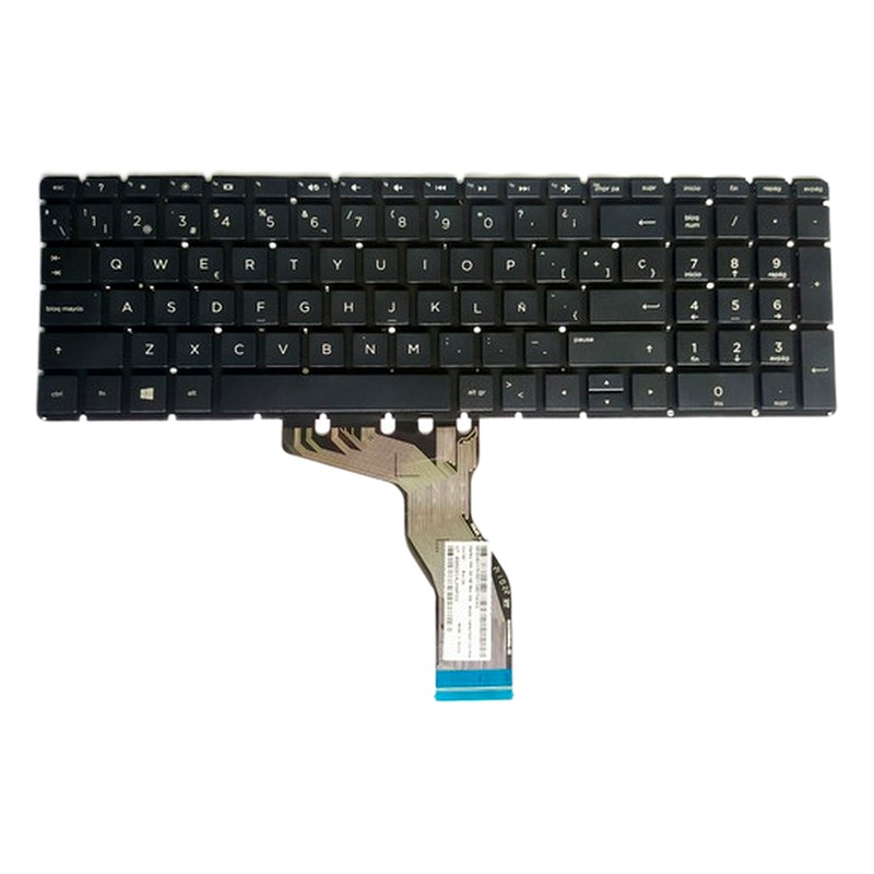 TECLADO P/LAPTOP HP 15-BS 15-Q-BD NEGRO ENTER RECTO INTERNO GAR:03 MESES