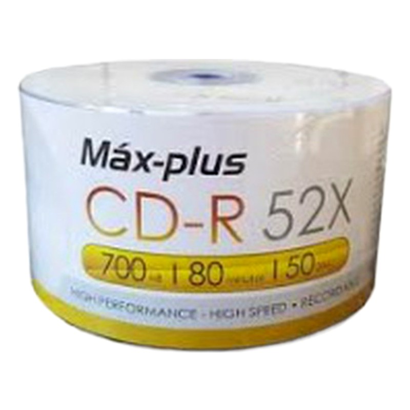CD-R X 50 MAX-PLUS gar: no aplica *venta x cono de 50 AREA 3